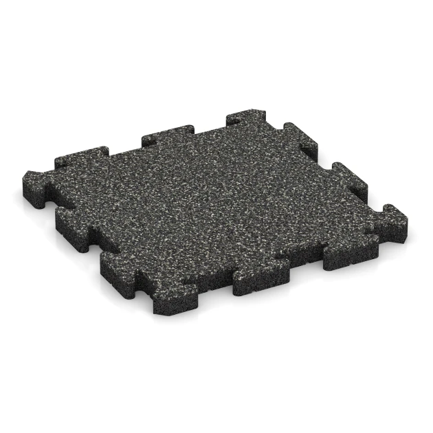 Outdoor Event Click Tile von WARCO im Farbdesign Dark Grey Granite mit den Abmessungen 50 x 50 x 4 cm | 0,25 m². Produktfoto von Artikel 5899 in der Aufsicht von schräg vorne.