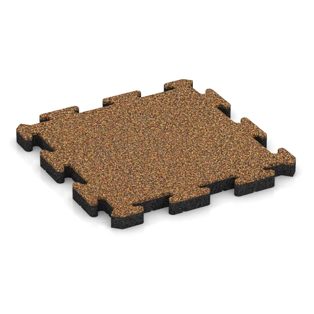 Dog sports floor HD von WARCO im Farbdesign Rattan Lounge mit den Abmessungen 500 x 500 x 40 mm. Produktfoto von Artikel 4028 in der Aufsicht von schräg vorne.