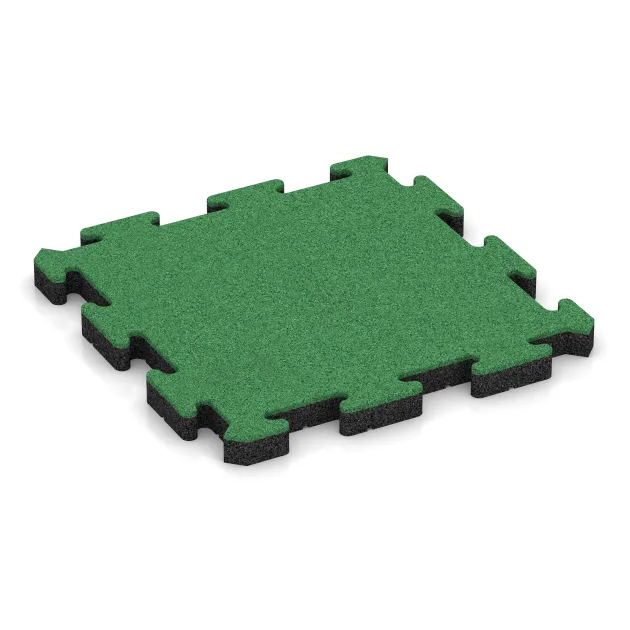 Pool Decking Tile von WARCO im Farbdesign May Green mit den Abmessungen 500 x 500 x 40 mm. Produktfoto von Artikel 5184 in der Aufsicht von schräg vorne.