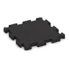 Rubber paving von WARCO im Farbdesign Anthracite mit den Abmessungen 500 x 500 x 40 mm. Produktfoto von Artikel 2978 in der Aufsicht von schräg vorne.