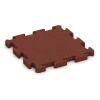 Outdoor Event Click Tile von WARCO im Farbdesign Brick red mit den Abmessungen 500 x 500 x 40 mm. Produktfoto von Artikel 5879 in der Aufsicht von schräg vorne.