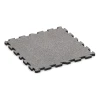 Fitness Floor Protection Mat HD von WARCO im Farbdesign Grey melange mit den Abmessungen 100 x 100 x 4 cm | 1,00 m². Produktfoto von Artikel 4584 in der Aufsicht von schräg vorne.