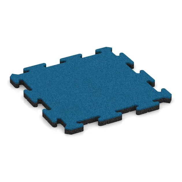 Outdoor click tile von WARCO im Farbdesign Sky Blue mit den Abmessungen 500 x 500 x 30 mm. Produktfoto von Artikel 5310 in der Aufsicht von schräg vorne.