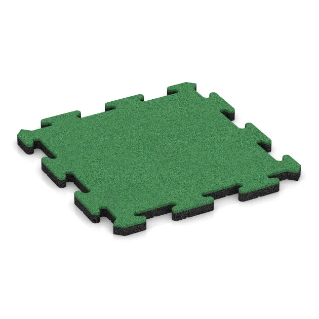 Pool Decking Tile von WARCO im Farbdesign May Green mit den Abmessungen 500 x 500 x 30 mm. Produktfoto von Artikel 5298 in der Aufsicht von schräg vorne.