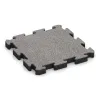Rubber paving von WARCO im Farbdesign Grey Melange mit den Abmessungen 500 x 500 x 50 mm. Produktfoto von Artikel 4559 in der Aufsicht von schräg vorne.