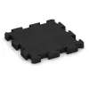 Rubber paving von WARCO im Farbdesign Anthracite mit den Abmessungen 500 x 500 x 50 mm. Produktfoto von Artikel 3144 in der Aufsicht von schräg vorne.