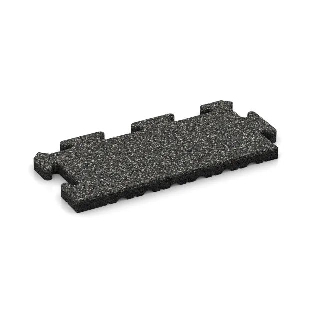Edge Tile von WARCO im Farbdesign Dark Grey Granite mit den Abmessungen 500 x 235 x 30 mm. Produktfoto von Artikel 4862 in der Aufsicht von schräg vorne.