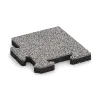 Corner Tile von WARCO im Farbdesign Grey Melange mit den Abmessungen 235 x 235 x 30 mm. Produktfoto von Artikel 4848 in der Aufsicht von schräg vorne.