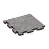 Corner Tile von WARCO im Farbdesign Grey Melange mit den Abmessungen 485 x 485 x 30 mm. Produktfoto von Artikel 5011 in der Aufsicht von schräg vorne.