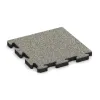 Corner Tile von WARCO im Farbdesign Light Granite mit den Abmessungen 485 x 485 x 40 mm. Produktfoto von Artikel 5113 in der Aufsicht von schräg vorne.