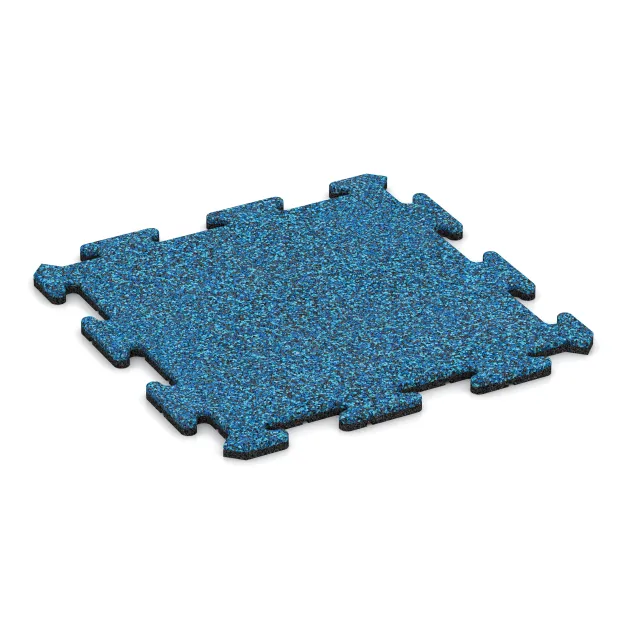 Pool Surround Tile von WARCO im Farbdesign Atlantic mit den Abmessungen 500 x 500 x 18 mm. Produktfoto von Artikel 0134 in der Aufsicht von schräg vorne.