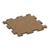 Indoor click tile von WARCO im Farbdesign Rattan Lounge mit den Abmessungen 500 x 500 x 18 mm. Produktfoto von Artikel 5684 in der Aufsicht von schräg vorne.