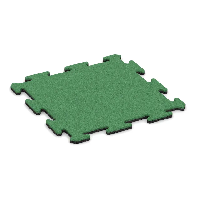 Balcony tile 1.8 cm – weatherproof von WARCO im Farbdesign May Green mit den Abmessungen 500 x 500 x 18 mm. Produktfoto von Artikel 6198 in der Aufsicht von schräg vorne.
