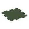 Balcony tile 1.8 cm – weatherproof von WARCO im Farbdesign Grass Green mit den Abmessungen 500 x 500 x 18 mm. Produktfoto von Artikel 0166 in der Aufsicht von schräg vorne.