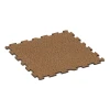 Fitness Floor Mat 18 mm von WARCO im Farbdesign Terracotta mit den Abmessungen 100 x 100 x 1,8 cm | 1,00 m². Produktfoto von Artikel 0318 in der Aufsicht von schräg vorne.