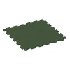 Fitness Floor Mat 18 mm von WARCO im Farbdesign Grass green mit den Abmessungen 100 x 100 x 1,8 cm | 1,00 m². Produktfoto von Artikel 0372 in der Aufsicht von schräg vorne.