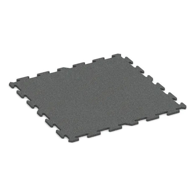 Dog sports floor HD von WARCO im Farbdesign Slate grey mit den Abmessungen 1000 x 1000 x 18 mm. Produktfoto von Artikel 3962 in der Aufsicht von schräg vorne.