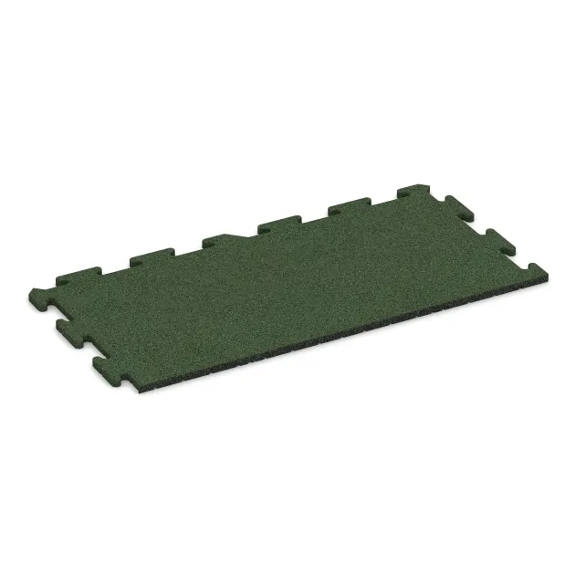 Edge Tile HD von WARCO im Farbdesign Grass Green mit den Abmessungen 1000 x 485 x 18 mm. Produktfoto von Artikel 4838 in der Aufsicht von schräg vorne.