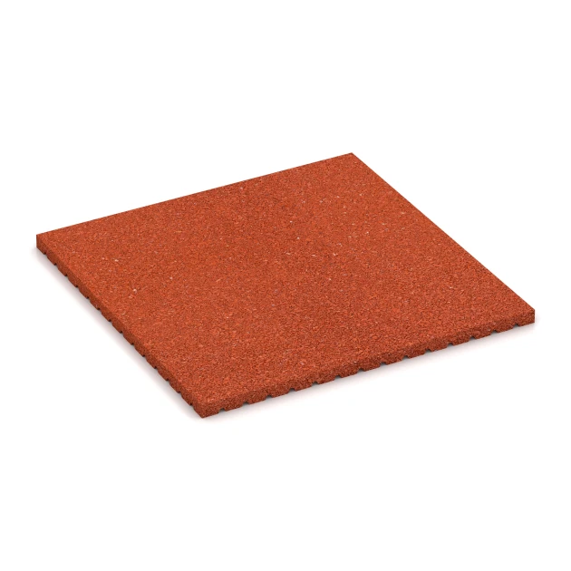 Stable mat HD von WARCO im Farbdesign Brick red mit den Abmessungen 100 x 100 x 4 cm. Produktfoto von Artikel 3641 in der Aufsicht von schräg vorne.