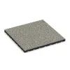 Playground safety tile von WARCO im Farbdesign Light Granite mit den Abmessungen 500 x 500 x 30 mm. Produktfoto von Artikel 5327 in der Aufsicht von schräg vorne.