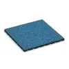 Playground safety tile von WARCO im Farbdesign Atlantic mit den Abmessungen 500 x 500 x 30 mm. Produktfoto von Artikel 5333 in der Aufsicht von schräg vorne.