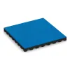 Playground Safety Tile 4.5 cm - EN 1177 ≤ 135 cm von WARCO im Farbdesign Sky Blue mit den Abmessungen 500 x 500 x 45 mm. Produktfoto von Artikel 5532 in der Aufsicht von schräg vorne.