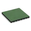 Playground Safety Tile 4.5 cm - EN 1177 ≤ 135 cm von WARCO im Farbdesign Pale Green mit den Abmessungen 500 x 500 x 45 mm. Produktfoto von Artikel 5538 in der Aufsicht von schräg vorne.
