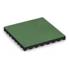 Playground Safety Tile 5 cm - EN 1177 ≤ 145 cm von WARCO im Farbdesign Pale Green mit den Abmessungen 500 x 500 x 50 mm. Produktfoto von Artikel 5570 in der Aufsicht von schräg vorne.
