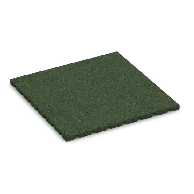 Balcony decking tile 2.5 cm von WARCO im Farbdesign Grass Green mit den Abmessungen 500 x 500 x 25 mm. Produktfoto von Artikel 0534 in der Aufsicht von schräg vorne.