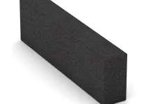 Rubber granulate block step
