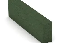 Rubber granulate block step