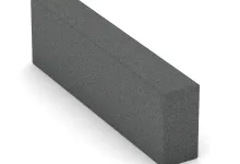 Rubber granulate block step