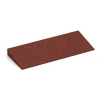 Threshold ramp 75 cm von WARCO im Farbdesign Brick red mit den Abmessungen 50 x 20 cm | 8 < 43 mm. Produktfoto von Artikel 2243 in der Aufsicht von schräg vorne.