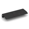 Rubber Edge Liner von WARCO im Farbdesign Anthracite mit den Abmessungen 100 × 40 cm | 5/15 cm. Produktfoto von Artikel 2607 in der Aufsicht von schräg vorne.