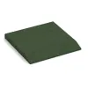 Edge tile (one chamfered side) von WARCO im Farbdesign Grass Green mit den Abmessungen 500 x 500 x 45 mm. Produktfoto von Artikel 0434 in der Aufsicht von schräg vorne.