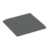 Corner tile (two chamfered sides) von WARCO im Farbdesign Slate grey mit den Abmessungen 500 x 500 x 30 mm. Produktfoto von Artikel 0466 in der Aufsicht von schräg vorne.