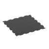 Gym Flooring Compact von WARCO im Farbdesign Anthracite mit den Abmessungen 50 x 50 x 0,8 cm | 0,25 m². Produktfoto von Artikel 6455 in der Aufsicht von schräg vorne.