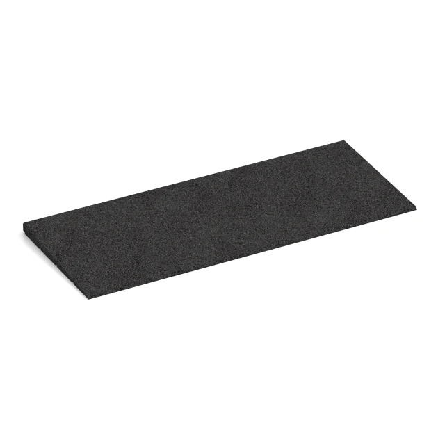 Threshold ramp 75 cm von WARCO im Farbdesign Anthracite mit den Abmessungen 75 x 30 cm | 8 < 25 mm. Produktfoto von Artikel 2308 in der Aufsicht von schräg vorne.
