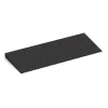 Transition ramp 75 cm von WARCO im Farbdesign Anthracite mit den Abmessungen 75 x 30 cm | 8 < 40 mm. Produktfoto von Artikel 2428 in der Aufsicht von schräg vorne.