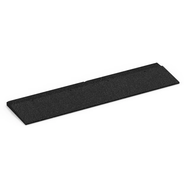 Threshold Ramp von WARCO im Farbdesign Anthracite mit den Abmessungen 100 × 25 cm | 1 < 3 cm. Produktfoto von Artikel 6595 in der Aufsicht von schräg vorne.