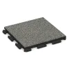 Pool Decking Tile Classic von WARCO im Farbdesign Gray Granite mit den Abmessungen 500 x 500 x 40 mm. Produktfoto von Artikel 1340 in der Aufsicht von schräg vorne.