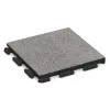 Event Floor von WARCO im Farbdesign Grey Melange mit den Abmessungen 500 x 500 x 40 mm. Produktfoto von Artikel 5807 in der Aufsicht von schräg vorne.