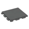 Terrace tile Classic von WARCO im Farbdesign Slate grey mit den Abmessungen 500 x 500 x 30 mm. Produktfoto von Artikel 1251 in der Aufsicht von schräg vorne.