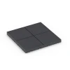 Mosaic – Deck Tile von WARCO im Farbdesign Slate mit den Abmessungen 30 x 30 x 2 cm. Produktfoto von Artikel 6347 in der Aufsicht von schräg vorne.