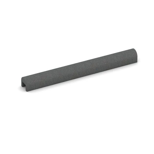 Kerbstone cover von WARCO im Farbdesign Slate grey mit den Abmessungen 1000 x 100 x 100 x 50 mm. Produktfoto von Artikel 2583 in der Aufsicht von schräg vorne.