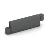 Border stone chain element von WARCO im Farbdesign Slate grey mit den Abmessungen 1000 x 300 x 154 mm. Produktfoto von Artikel 2577 in der Aufsicht von schräg vorne.