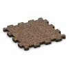 Pool Decking Tile Seamless von WARCO im Farbdesign Bark & Bast mit den Abmessungen 306 x 306 x 20 mm. Produktfoto von Artikel 3853 in der Aufsicht von schräg vorne.