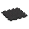 Stair tread tile von WARCO im Farbdesign Anthracite mit den Abmessungen 306 x 306 x 20 mm. Produktfoto von Artikel 5441 in der Aufsicht von schräg vorne.