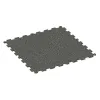 Fitness Floor Compact von WARCO im Farbdesign Dark Grey Granite mit den Abmessungen 970 x 970 x 8 mm. Produktfoto von Artikel 1019 in der Aufsicht von schräg vorne.