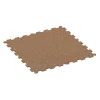 Fitness Floor Compact von WARCO im Farbdesign Terra Cotta mit den Abmessungen 970 x 970 x 8 mm. Produktfoto von Artikel 1023 in der Aufsicht von schräg vorne.